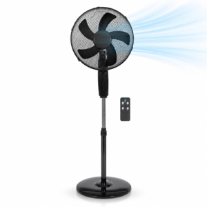 Ventilateur Sur Pied Télécommande Noir