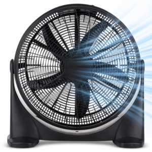 Ventilateur De Sol Et Table Rond Noir