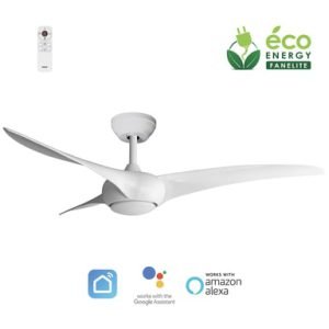 Fanelite Ventilateur de plafond Saona Blanc