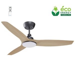 Fanelite Ventilateur de plafond FANDC52LN-BKC