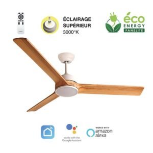 Fanelite Ventilateur de plafond Balabio Blanc