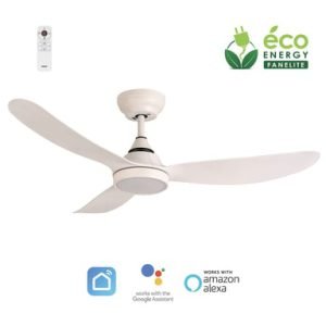 Fanelite Ventilateur de plafond Baaba Blanc