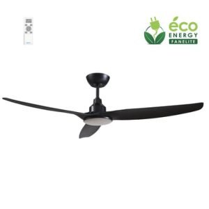 Fanelite Ventilateur de plafond FANDC52LN-BK