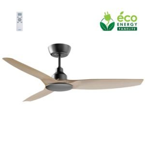 Fanelite Ventilateur de plafond FANDC52N-BKC