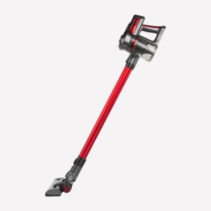 H.Koenig UP600 Aspirateur balai Batterie Sec Cyclonique Sans sac 0,8 L Noir, Rouge 2,2 Ah