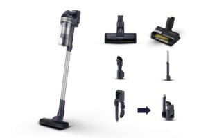 VS15A60AGR5 Jet 65 Pet - Aspirateur balai, Batterie Sec, Sans sac, 0,8L, 410W - Noir et Argent