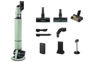 Samsung VS90F40DEM Aspirateur-balai 2 en 1 Batterie Sec HEPA Sans sac 0,5 L 1050 W Couleur menthe