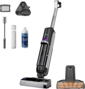 Eureka NEW630 aspirateur balai et balai électrique Batterie Humide Sans sac Noir, Gris 4 Ah