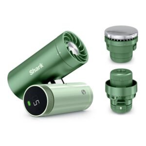 Chill Pill FA022 - Ventilateur Shark Brumisateur portable 3-en-1, Vert