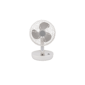 Ventilateur de bureau Fabrilamp pacheco sans fil 5W gris/blanc
