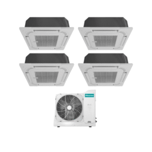 Climatiseur Hisense quadri split cassette 9000+9000+12000+12000 couleur non spécifiée