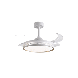 Ventilateur de plafond Interlusa riga 72W LED blanc/or