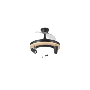 Ventilateur de plafond Fabrilamp gladiator 37W noir et bois