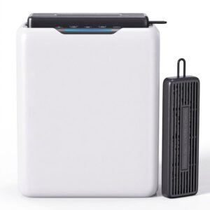 ROLINE Déshumidificateur d'air 3 L 20 m², silencieux 30 dB, double Peltier, minuterie 24 h