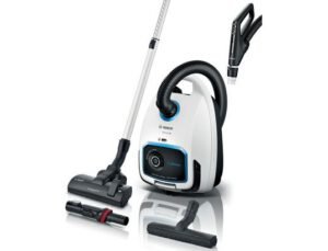 Aspirateur BOSCH BGB6SIL1 avec sac - Ultra-silencieux GL-60 ProSilence, variateur de puissance, fonction turbo, filtre HEPA lavable, grande capacité, moteur allemand performant