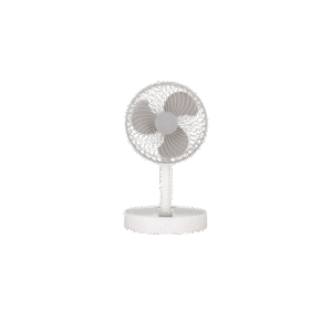 Ventilateur portable Fabrilamp jerico 5W rechargeable blanc/gris