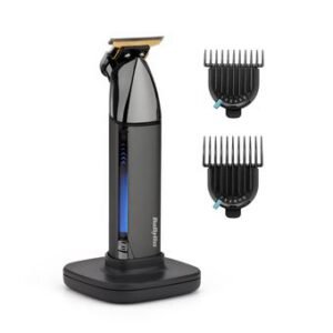 Tondeuse à barbe BaByliss T991E Super-X Metal Series Lame titane 40 mm 12 positions Sans fil Noir métallique