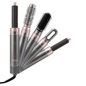 JOCCA 2412 Multistyler 1000W Noir et Rose avec 3 Températures