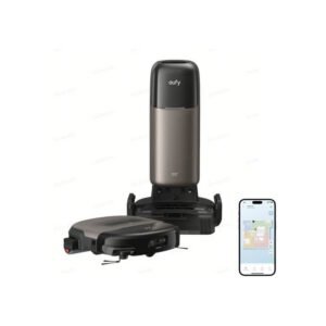 Robot aspirateur laveur EUFY Omni S2 T2081 avec station UniClean 2.0 12-en-1, aspiration 30 000 Pa, lavage HydroJet, cartographie 3D, noir mat