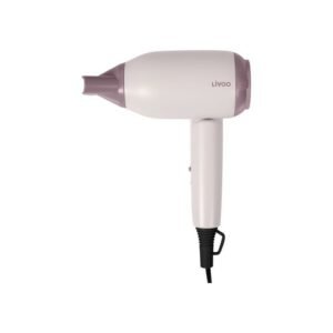 Sèche-cheveux de voyage LIVOO DOS208 1200 W bi-voltage 115-230 V violet compact pliable