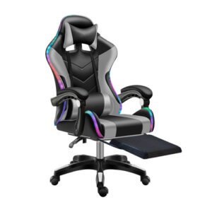 Fauteuil GAMER HP Bluetooth Gris-Noir