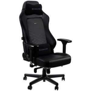 Noblechairs Hero Pu Chaise en cuir Noir / Bleu
