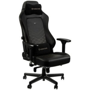 Noblechairs Hero Pu Chaise en cuir Noir / Or