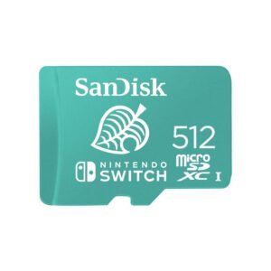 SanDisk Carte mémoire 512 Go Animal Crossing, MicroSDXC Nintendo Switch UHS-I (SDSQXAO-512G-GNCZN )