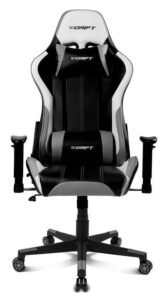 DRIFT DR175 Siège de jeu universel Siège rembourré Noir, Gris, Blanc