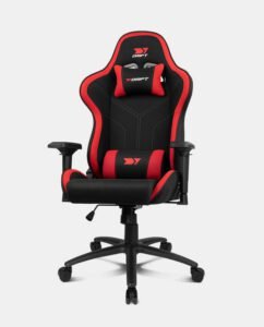 DRIFT DR110BR Siège pour jeu vidéo Fauteuil de gaming Siège rembourré Noir, Rouge