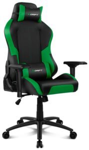 DRIFT DR250 Siège de jeu sur PC Siège capitonné Noir, Vert