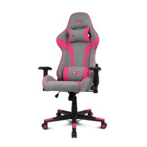 DRIFT DR90GP Siège pour jeu vidéo Fauteuil de gaming Siège rembourré Gris, Rose