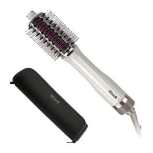 Brosse chauffante Shark SmoothStyle HD212EU peigne 3 températures Wet & Dry Blanc/Perle