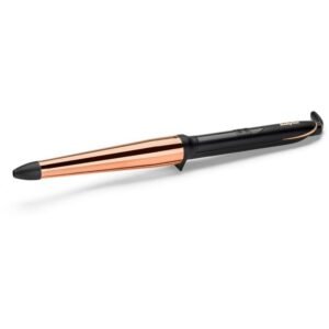 Boucleur C458E, Salon Brilliance Conical en Titane Véritable, Noir