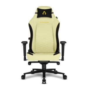 Alpha Gamer ALEGRA Siège de jeu universel Siège rembourré Noir, Jaune