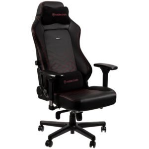 noblechairs HERO Chaise en cuir PU Noir / Rouge