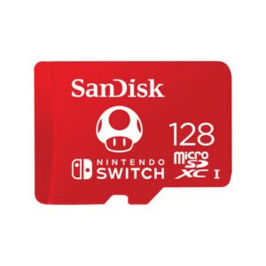 SanDisk Carte mémoire 128 Go Toad, MicroSDXC Nintendo Switch (SDSQXAO-128G-GNCZN)