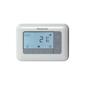 Thermostat mural programmable Honeywell T4 T4H110A1013 grand écran rétroéclairé Blanc