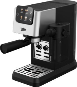 Machine à expresso automatique Beko CEP5304X, 15 bars, 4 recettes, écran tactile