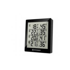 Station météo Bresser Thermo Hygro Temeo Quadro noir