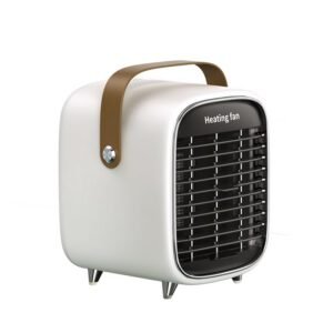Radiateur soufflant en céramique au design rétro White