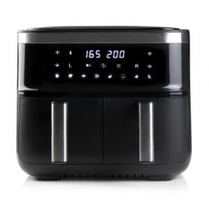 Domo DO537FR friteuse Double 4 L Autonome Friteuse d'air chaud Noir