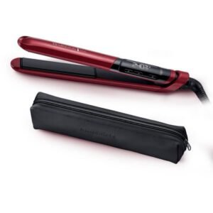 Lisseur - S9600 SILK - 240° C - Chauffe rapide - Turbo - Pochette voyage - Rouge