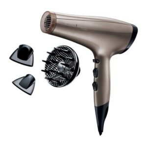 Remington AC8002 Seche-Cheveux Keratin Protect 2200W, Professionnel, Moteur AC, Soin Kératine Huile d'Amande