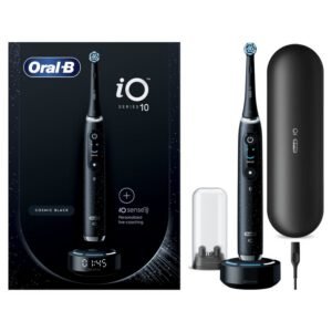 Oral-B iO SERIES 10 Adulte Brosse à dents vibrante Noir