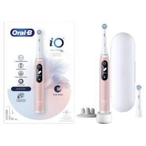 Oral-B iO 6S Adulte Brosse à dents vibrante Rose, Blanc