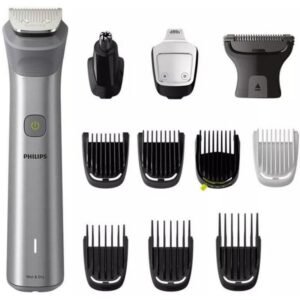 Tondeuse a cheveux - PHILIPS - MG5940/15 - Sans fil - 12 accessoires - Acier inoxydable