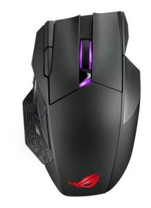 ASUS ROG Spatha X souris Gaming Droitier RF Wireless + USB Type-C Optique 19000 DPI