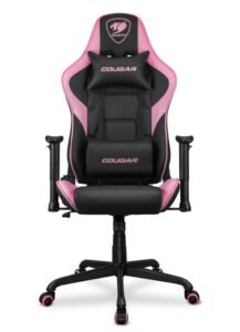 COUGAR Gaming ARMOR Elite Eva Siège de jeu sur PC Chaise avec assise rembourrée Noir, Rose