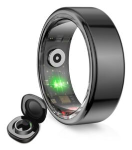 Bague Connectée SMARTRING SATURN Noir Taille L KSIX